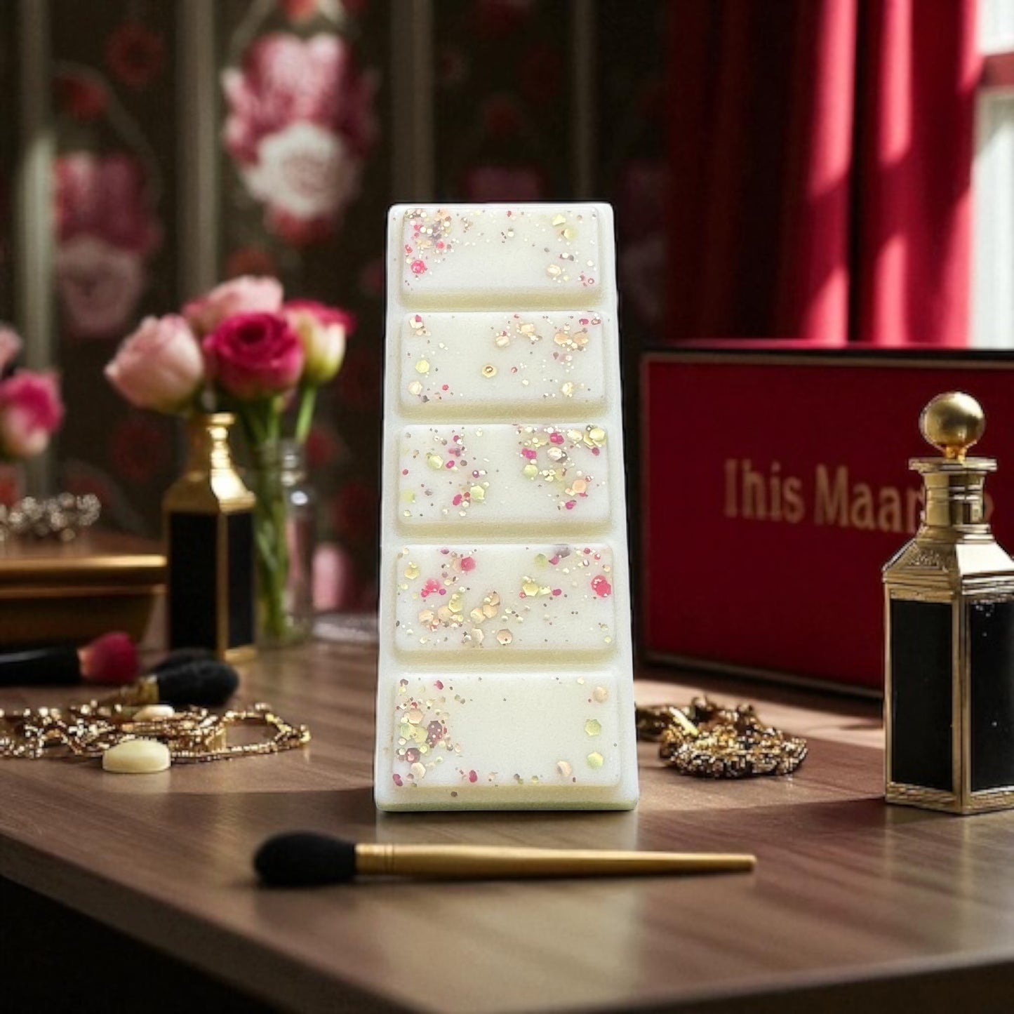 Velvet Peony & Oud Wax Melt Snap Bar